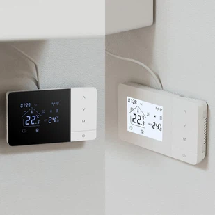 black-white-color-room-thermostat black-white-color-room-thermostat